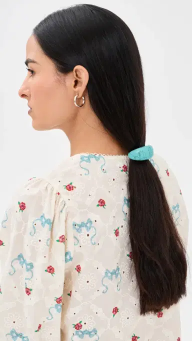 Jennifer Behr Winona Pony Wrap Turquoise One Size | Thumbnail 3