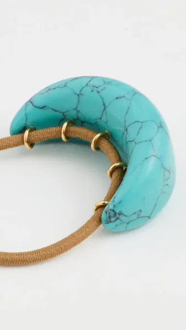Jennifer Behr Winona Pony Wrap Turquoise One Size | Thumbnail 4