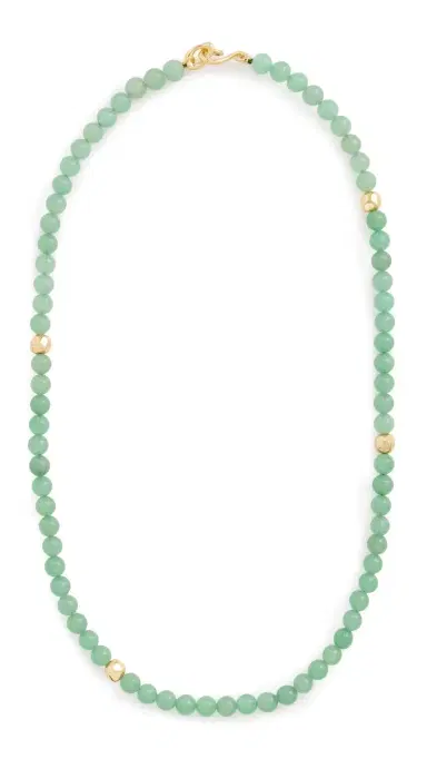Madewell x Shopbop Semiprecious Beaded Necklace Antique Gold One Size | Thumbnail 6