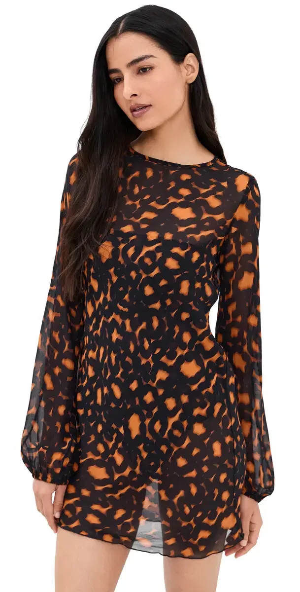 April Mini Dress olstice Leopard