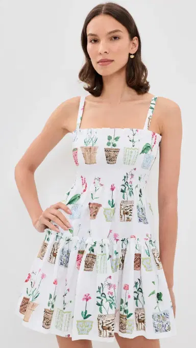 Hill House Home The eraphina Mini Nap Dress Flower Pots | Thumbnail 2