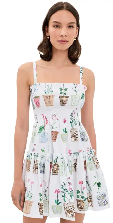 Hill House Home The eraphina Mini Nap Dress Flower Pots | Thumbnail 1