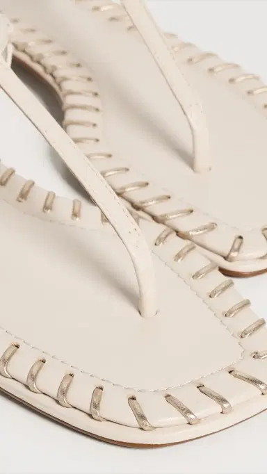 Schutz Elsha Sewing Sandals White | Thumbnail 6