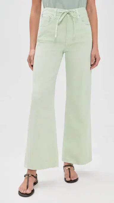 Madewell x Shopbop Ultimate Wide-Leg Jean in Airy Denim Storied Sea 24 | Thumbnail 2