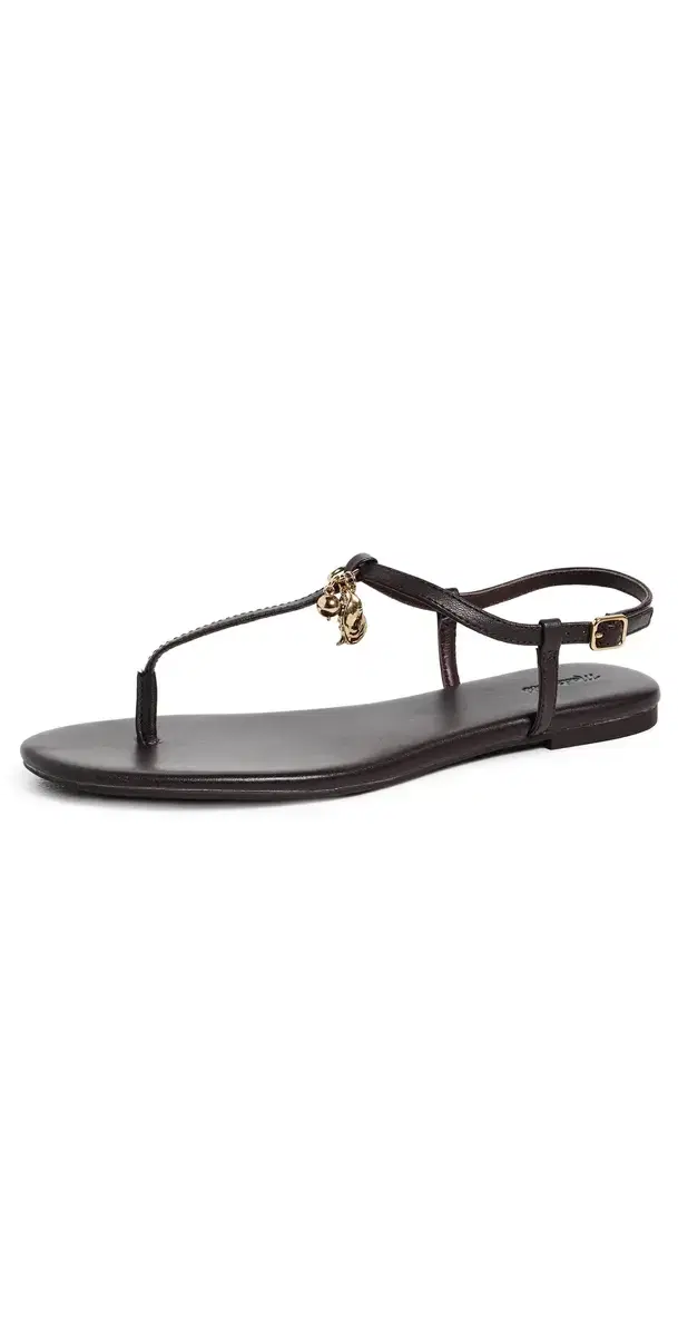 Madewell x Shopbop Izzie Ietra Charm Sandals Coffee Bean