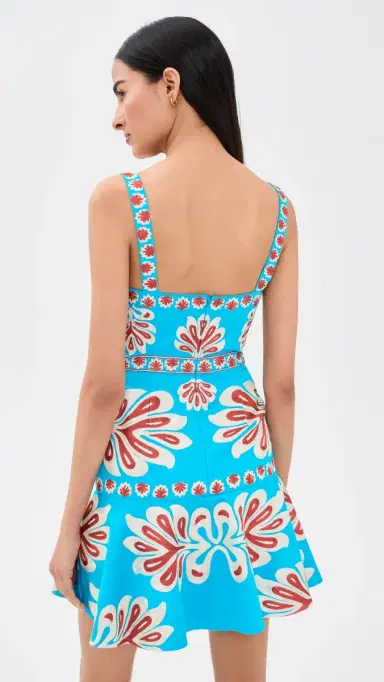 ALEXIS Saverine Dress Cerulean Blue | Thumbnail 3