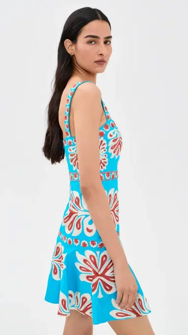 ALEXIS Saverine Dress Cerulean Blue | Thumbnail 4