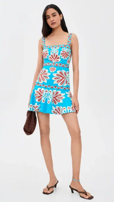 ALEXIS Saverine Dress Cerulean Blue | Thumbnail 5