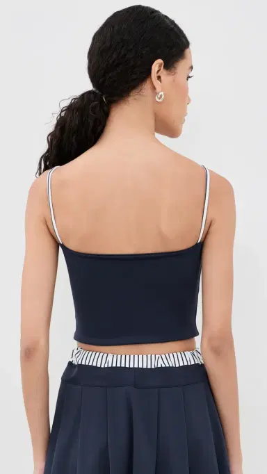 Port de Bras Amaya Top Navy/Chantilly S | Thumbnail 3