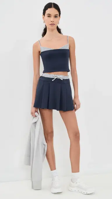 Port de Bras Amaya Top Navy/Chantilly S | Thumbnail 5