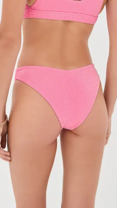 BEACH RIOT Vanessa Bikini Bottoms Shoreline Pink Shine L | Thumbnail 4 BEACH RIOT Vanessa Bikini Bottoms Shoreline Pink Shine L | Thumbnail 4