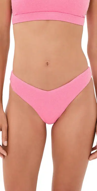 BEACH RIOT Vanessa Bikini Bottoms Shoreline Pink Shine L | Thumbnail 1 BEACH RIOT Vanessa Bikini Bottoms Shoreline Pink Shine L | Thumbnail 1