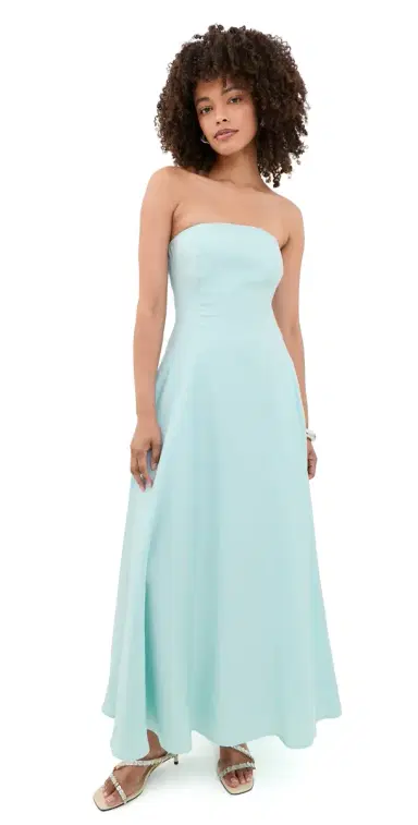Favorite Daughter The Favorite Linen Dress Aqua 8 | Thumbnail 1 Favorite Daughter The Favorite Linen Dress Aqua 8 | Thumbnail 1