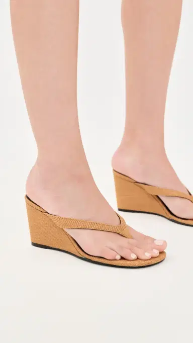 SIMONMILLER Soleil Wedges Dark Natural 40 | Thumbnail 3