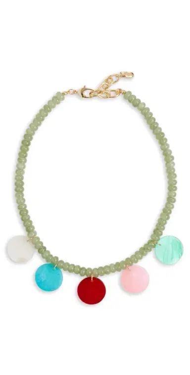 Logan Tay Pastel Disc Beaded Necklace | Thumbnail 1 Logan Tay Pastel Disc Beaded Necklace | Thumbnail 1