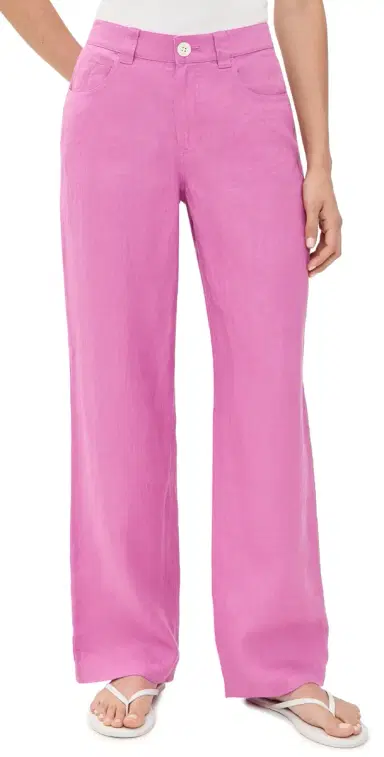 Alex Mill Lafayette Linen Pants Hibiscus | Thumbnail 1