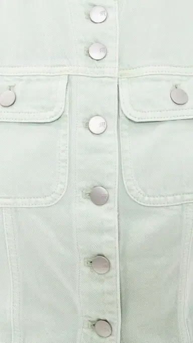 Madewell x hopbop Airy Denim Crop Vest toried ea | Thumbnail 6