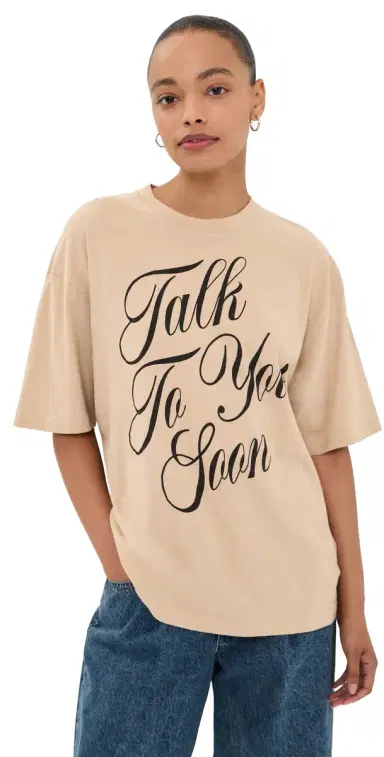 Acne Studios Talk To You Soon Tee | Thumbnail 1 Acne Studios Talk To You Soon Tee | Thumbnail 1