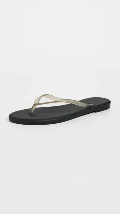 TKEES Aqua Jelly Flip Flops Onyx 8 | Thumbnail 5