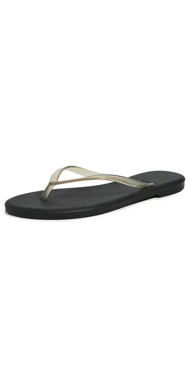 TKEES Aqua Jelly Flip Flops Onyx