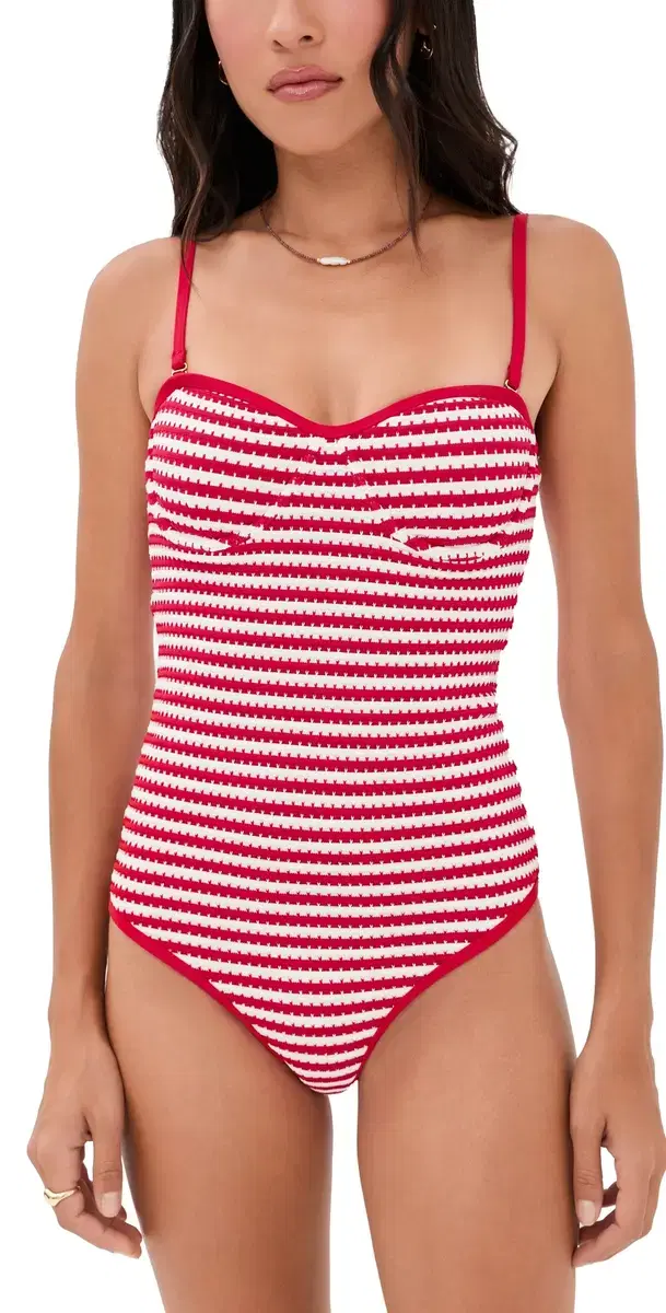 Beach Riot Hayes One Piece Crimson tripe