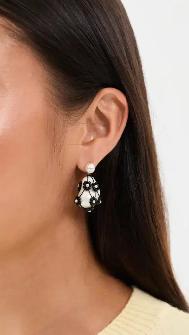 Tory Burch Curiosity Beaded Pearl Drop Earrings | Thumbnail 3 Tory Burch Curiosity Beaded Pearl Drop Earrings | Thumbnail 3