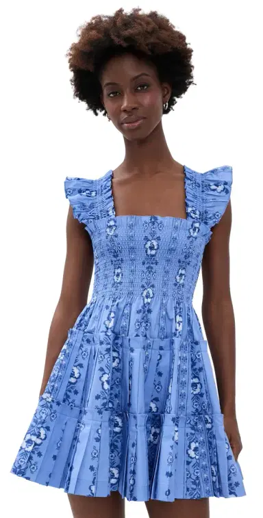 Hill House Home The Charlotte Nap Dress Arcadia Border M | Thumbnail 1 Hill House Home The Charlotte Nap Dress Arcadia Border M | Thumbnail 1