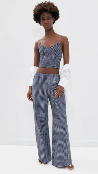 La Ligne Smocked Top Midnight/White | Thumbnail 5 La Ligne Smocked Top Midnight/White | Thumbnail 5