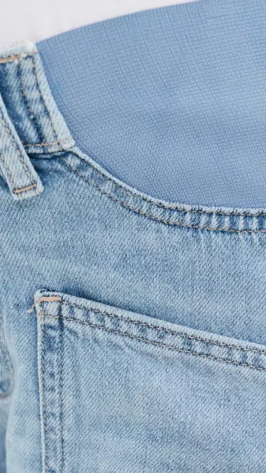 DL1961 x Bumpsuit Hepburn Wide Leg Maternity Jeans Beachfront 24 | Thumbnail 6