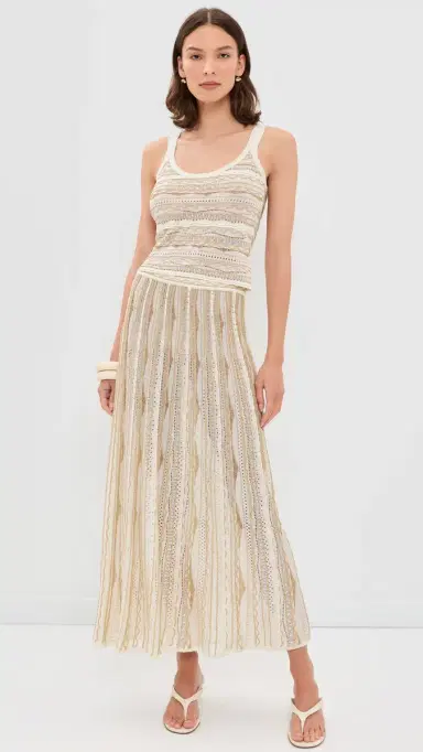 Ulla Johnson Clotilde Tank Top Conch | Thumbnail 5