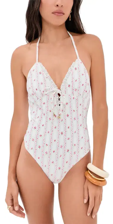 LoveShackFancy Nolanne One Piece | Thumbnail 1 LoveShackFancy Nolanne One Piece | Thumbnail 1