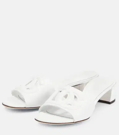 Dolce & Gabbana DG leather mules | Thumbnail 3