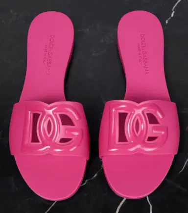 Dolce & Gabbana DG rubber slides | Thumbnail 2