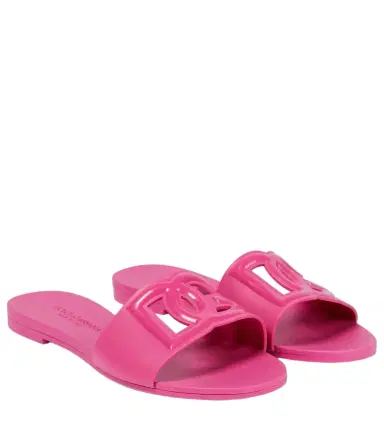 Dolce & Gabbana DG rubber slides | Thumbnail 1