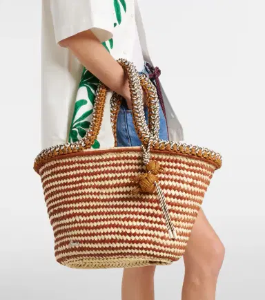 ALÉMAIS Alémais Dee Dee Large raffia tote bag | Thumbnail 5