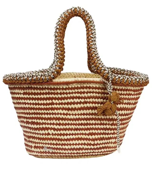 Alémais Dee Dee Large raffia tote bag