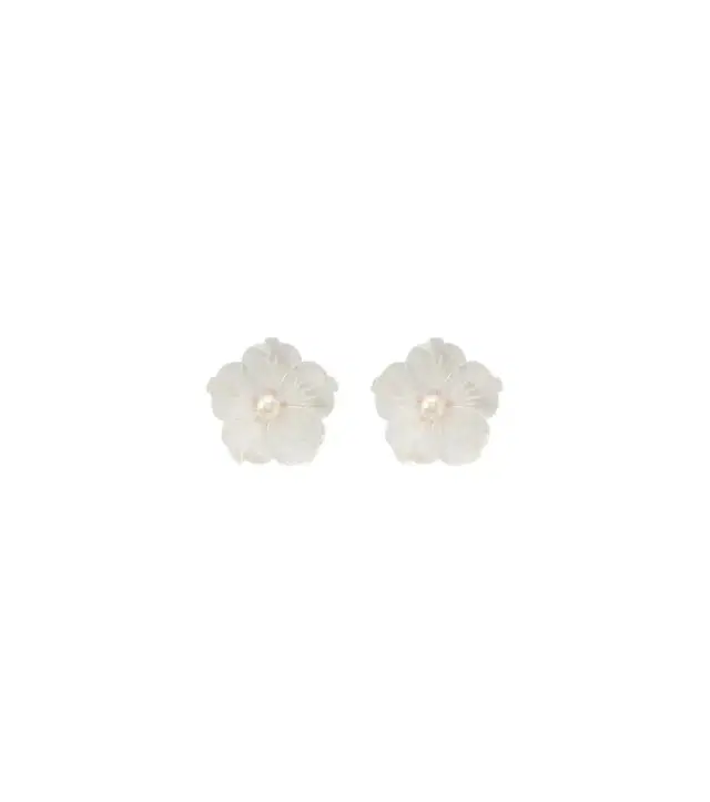 Jennifer Behr Zia faux-pearl earrings