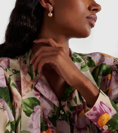 Jennifer Behr Simone crystal-embellished pearl earrings | Thumbnail 6 Jennifer Behr Simone crystal-embellished pearl earrings | Thumbnail 6