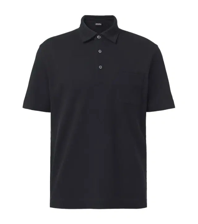 Zegna Cotton piqué polo shirt