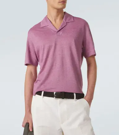 Zegna Linen polo shirt | Thumbnail 3