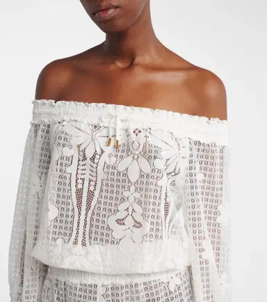 Melissa Odabash Tully crochet cotton-blend jumpsuit | Thumbnail 2