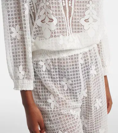 Melissa Odabash Tully crochet cotton-blend jumpsuit | Thumbnail 3