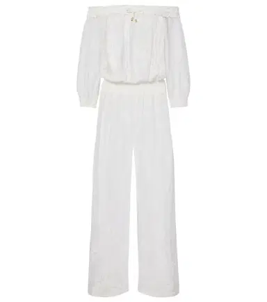Melissa Odabash Tully crochet cotton-blend jumpsuit | Thumbnail 1