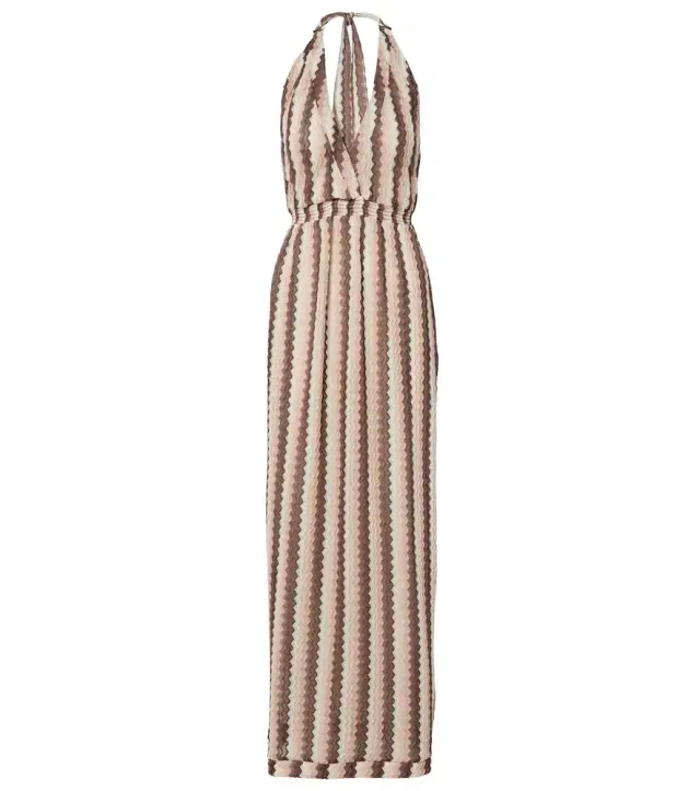 Melissa Odabash Mariah knitted maxi dress