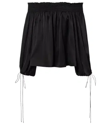 Chloé Chloé Off-shoulder silk satin top | Thumbnail 1