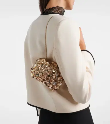 Jimmy Choo Cloud embellished clutch | Thumbnail 5