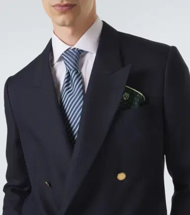 dunhill Polka-dot silk twill scarf | Thumbnail 2 dunhill Polka-dot silk twill scarf | Thumbnail 2