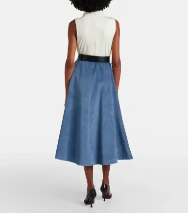 Altuzarra Varda denim midi skirt | Thumbnail 4