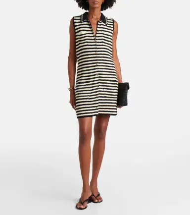 Altuzarra Mamie striped cotton-blend polo dress | Thumbnail 2 Altuzarra Mamie striped cotton-blend polo dress | Thumbnail 2