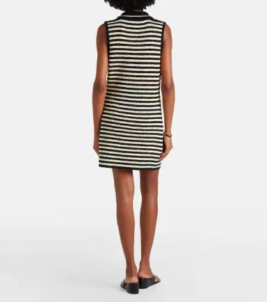 Altuzarra Mamie striped cotton-blend polo dress | Thumbnail 3 Altuzarra Mamie striped cotton-blend polo dress | Thumbnail 3